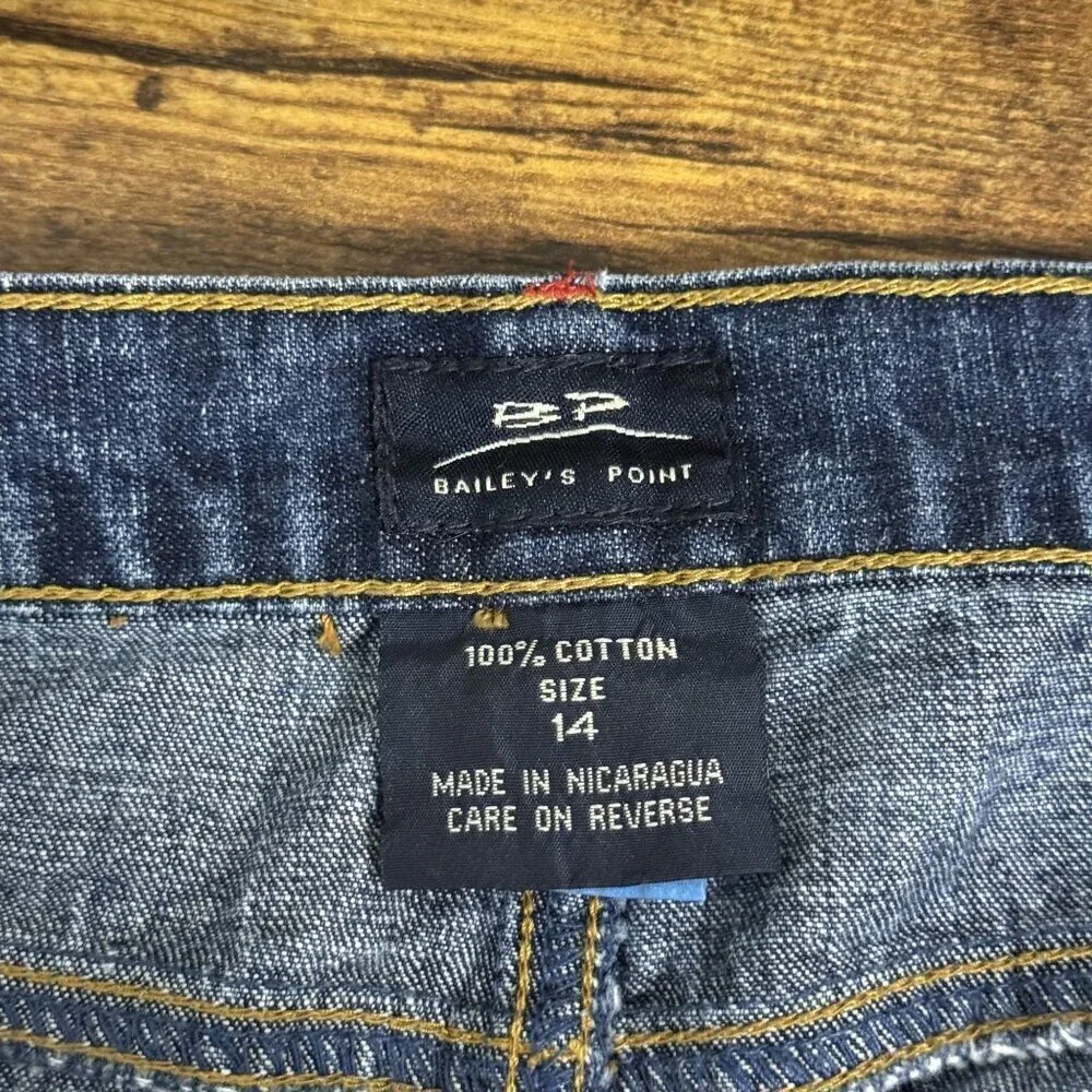 Baileys Point omen's Jeans Blues Denim Maxi Skirt Vintage Style Size 14 Waist 36 - Picture 16 of 16